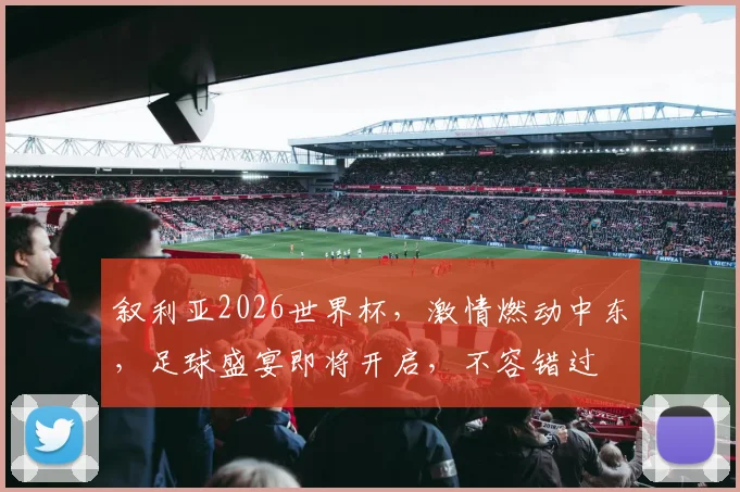 叙利亚2026世界杯，激情燃动中东，足球盛宴即将开启，不容错过